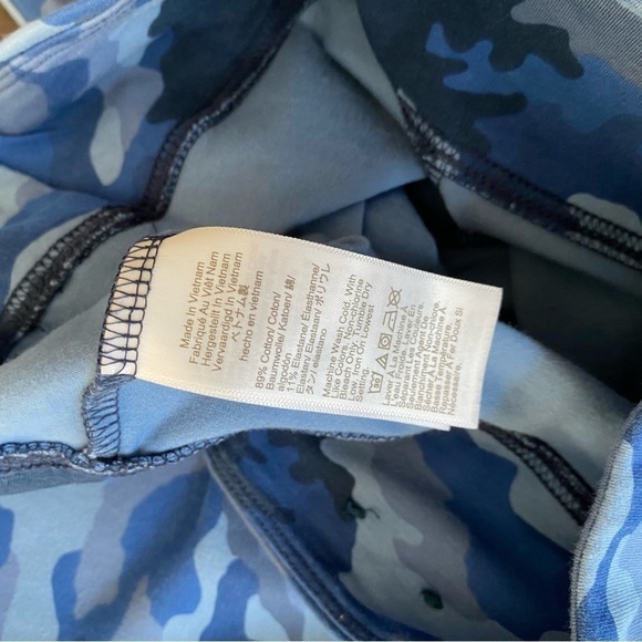 J. Crew Blue Camo Capri Leggings - Picture 5 of 8
